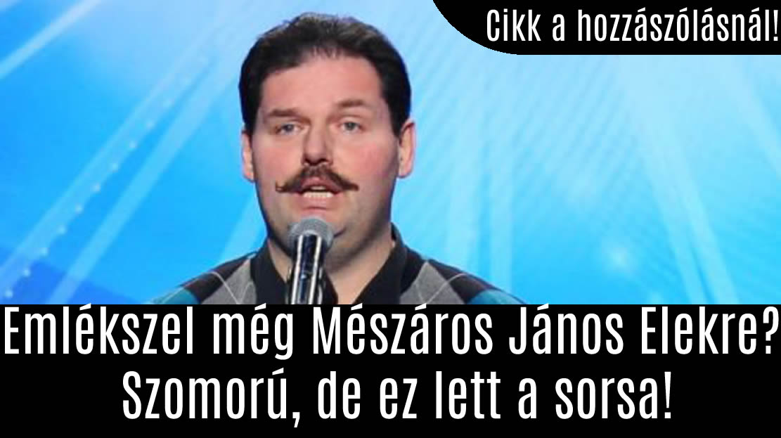 Emlékszel még Mészáros János Elekre? Szomorú, de ez lett a sorsa!